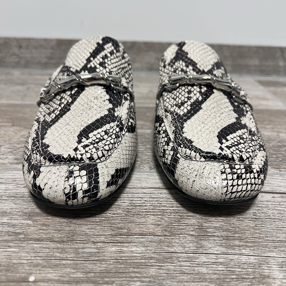NEW Women's Vince Camuto Perenna Seashell Multi Tuscon Snake loafers In Size 8 - Picture 4 of 9